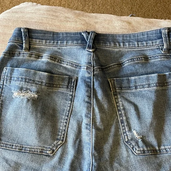 Democracy ab Technology Stylish Blue Distressed Jeans size 8 - Picture 10 of 10